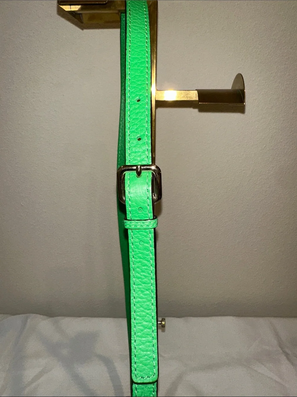 kate spade Bright Green Pebbled Leather Crossbody Bag